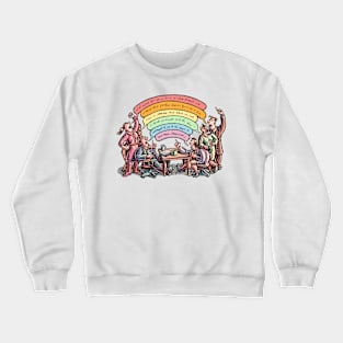 Rainbow Conversation at Meeting Crewneck Sweatshirt